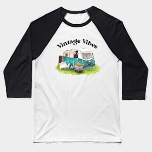 Vintage Camper Baseball T-Shirt